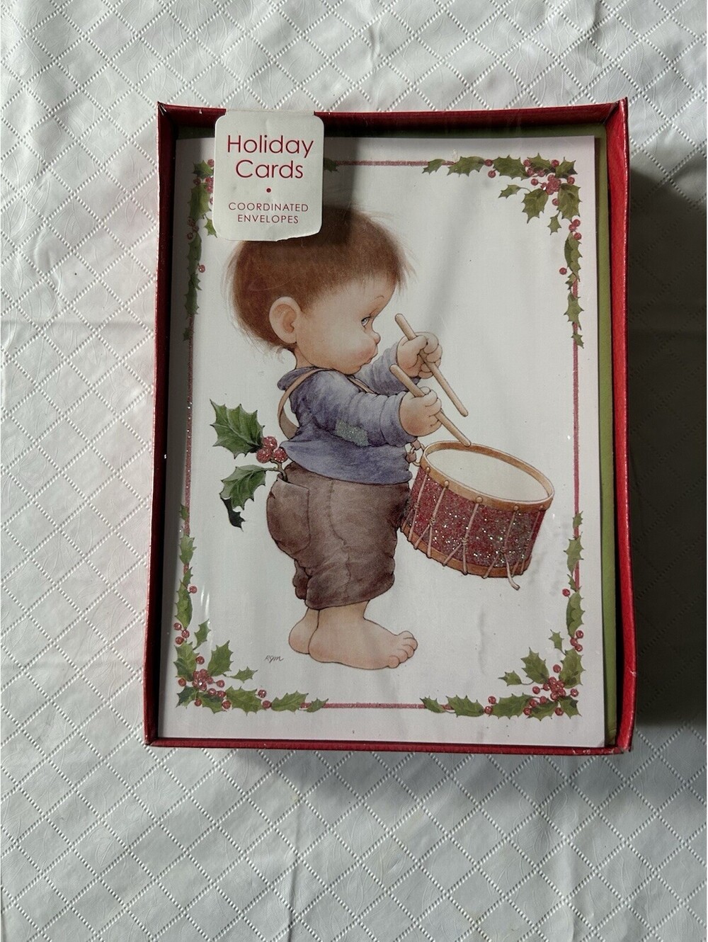 16  NIP vintage Paper Magic Group Christmas Cards & Envelopes Little Drummer Boy